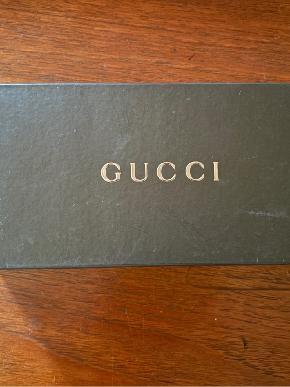 Gucci Black Box with Gold Logo